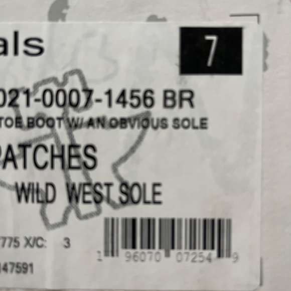 Tin Haul Shoes Tim Haul Womens Shaggy Cow Hide Square Toed Cowboy